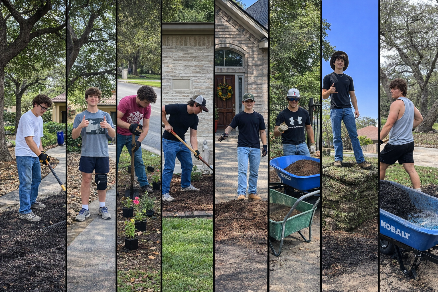 Blade Landscaping crew